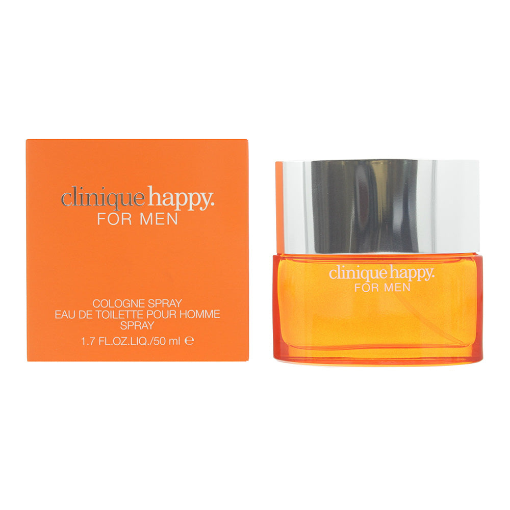 Clinique Happy For Men Cologne Spray Eau de Toilette 50ml - Glow Empire
