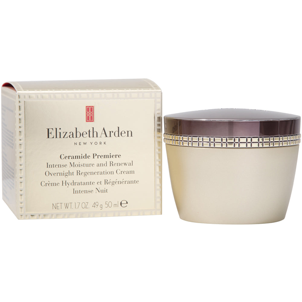Elizabeth Arden Ceramide Premiere Moisture and Renewal Overnight Cream 50ml - Glow Empire