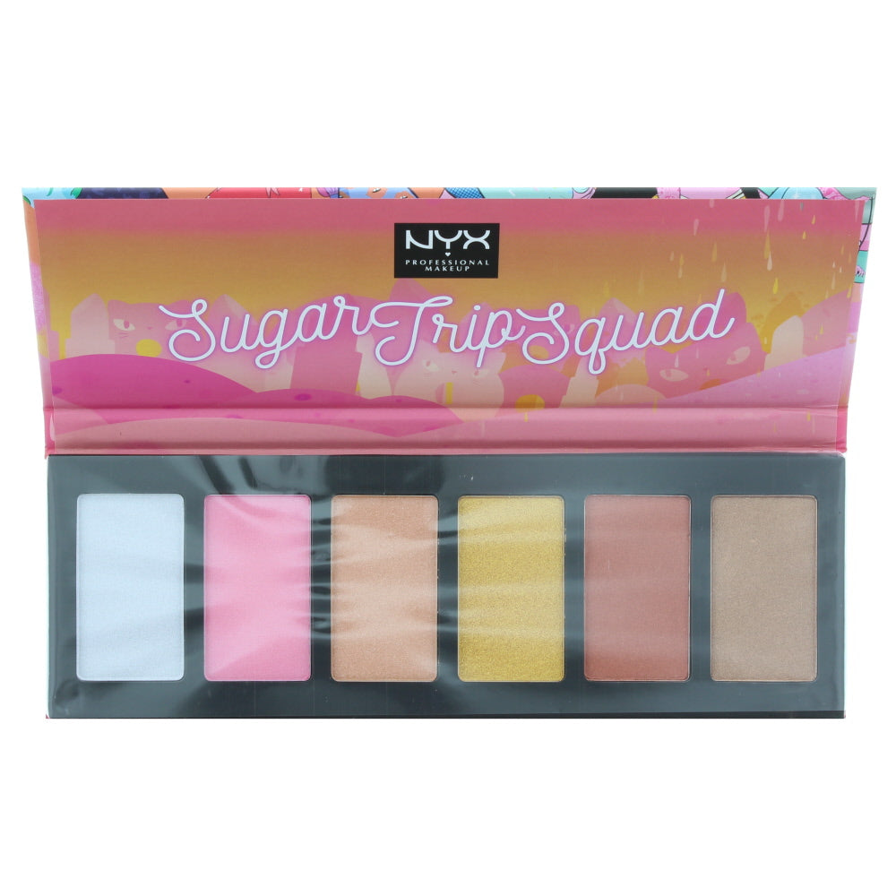 NYX Professional Makeup Sugar Trip Squad Highlighting Palette 6 x 5g - Glow Empire