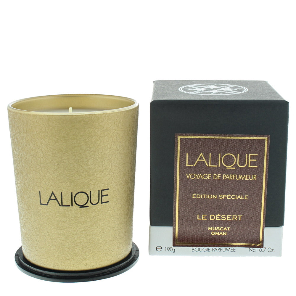 Lalique Candle 190g - Le Desert Muscat Special Edition - Glow Empire