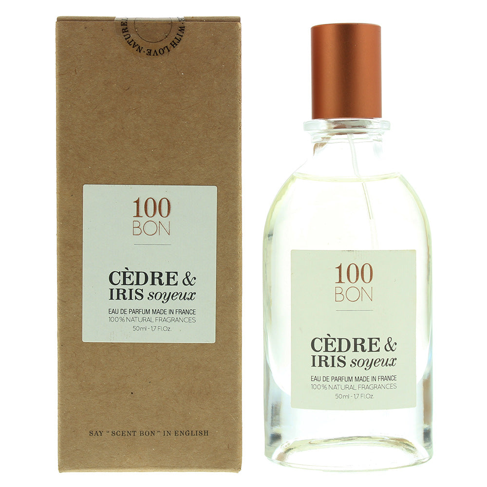 100 Bon Cedre Iris Soyeux Eau de Parfum 50ml - Glow Empire