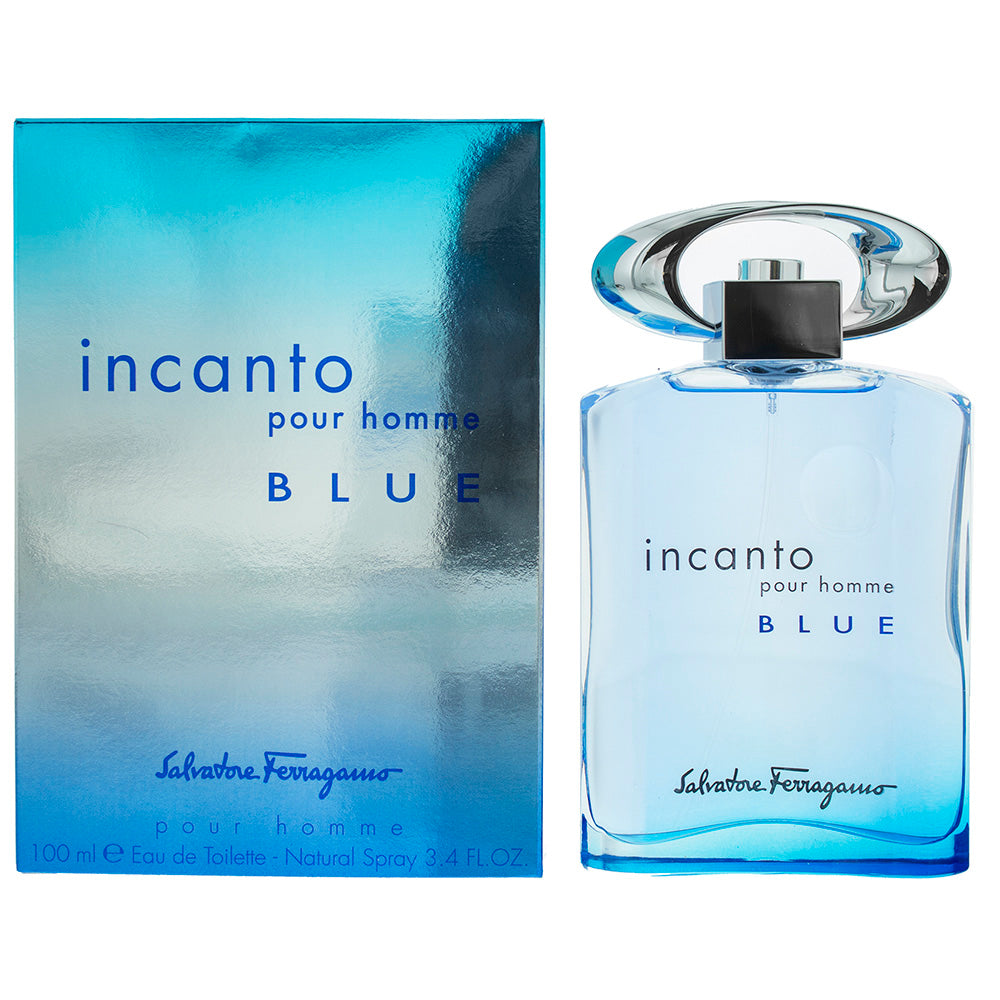 Salvatore Ferragamo Incanto Pour Homme Blue Eau de Toilette 100ml Spray - Glow Empire