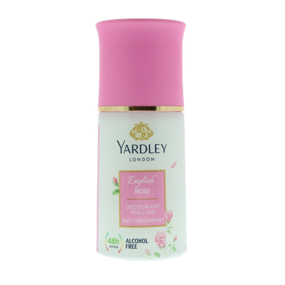 Yardley English Rose Deodorant Roll On 50ml - Glow Empire