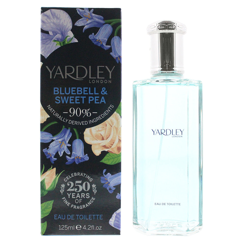 Yardley Bluebell and Sweetpea Eau de Toilette 125ml - Glow Empire