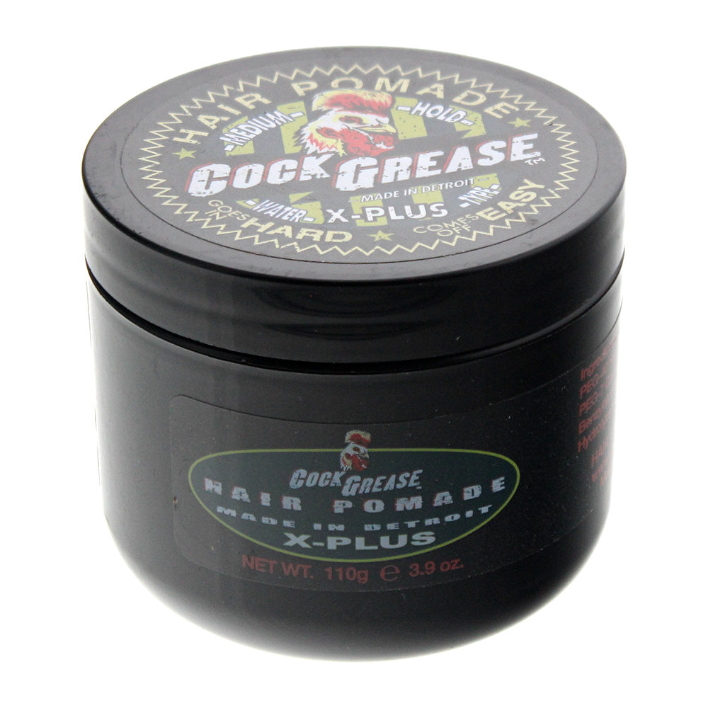 Cock Grease Medium Hold X Plus Hair Pomade 110g - Glow Empire