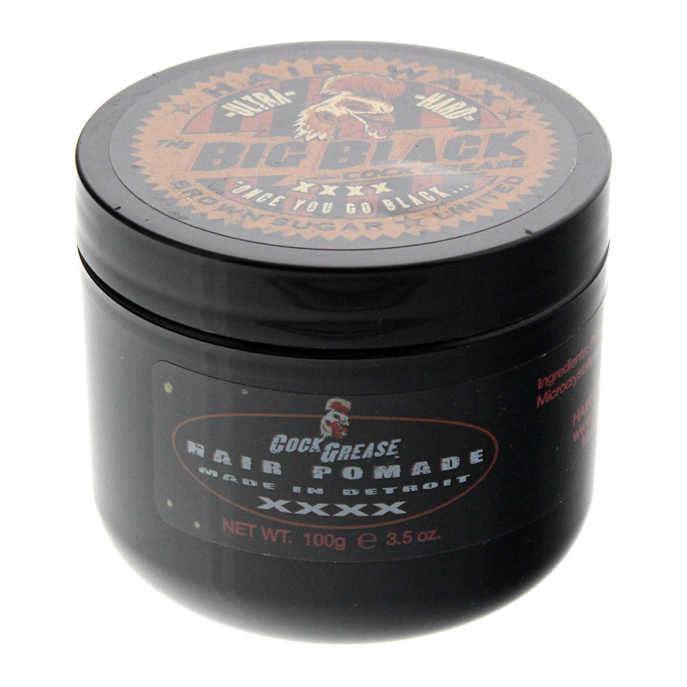 Cock Grease Ultra Hard The Big Black XXXX Hair Pomade 100g - Glow Empire