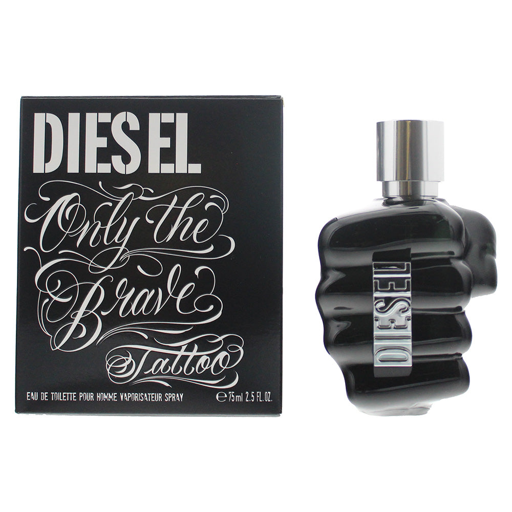 Diesel Only The Brave Tattoo Eau de Toilette 75ml Spray - Glow Empire