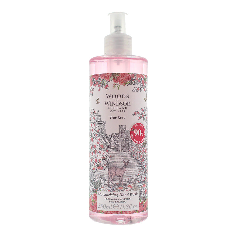 Woods of Windsor True Rose Hand Wash 350ml - Glow Empire