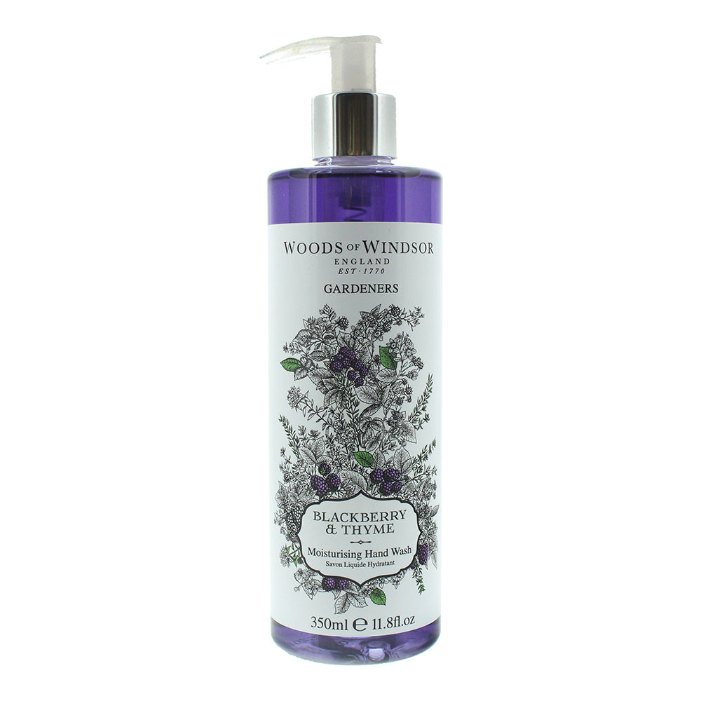woods-of-windsor-blackberry-thyme-hand-wash-350ml - Glow Empire