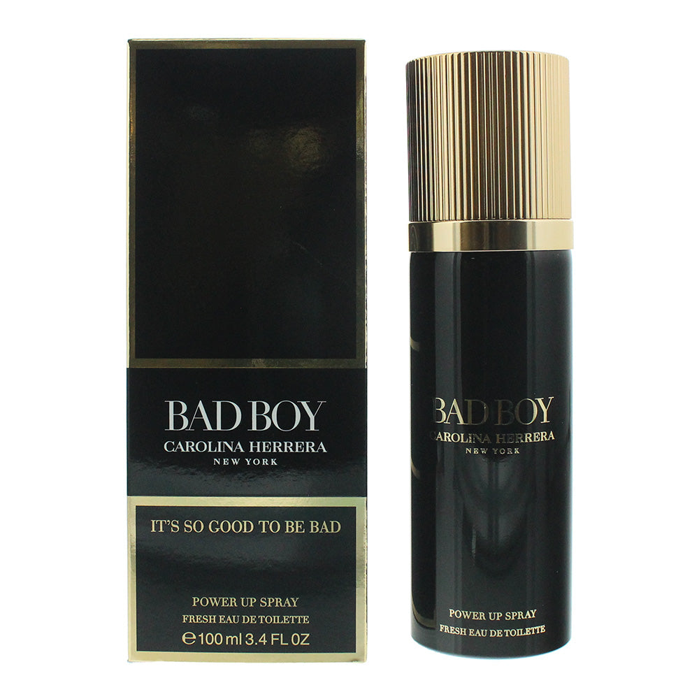 Carolina Herrera Bad Boy Power Up Spray Fresh Eau de Toilette 100ml - Glow Empire