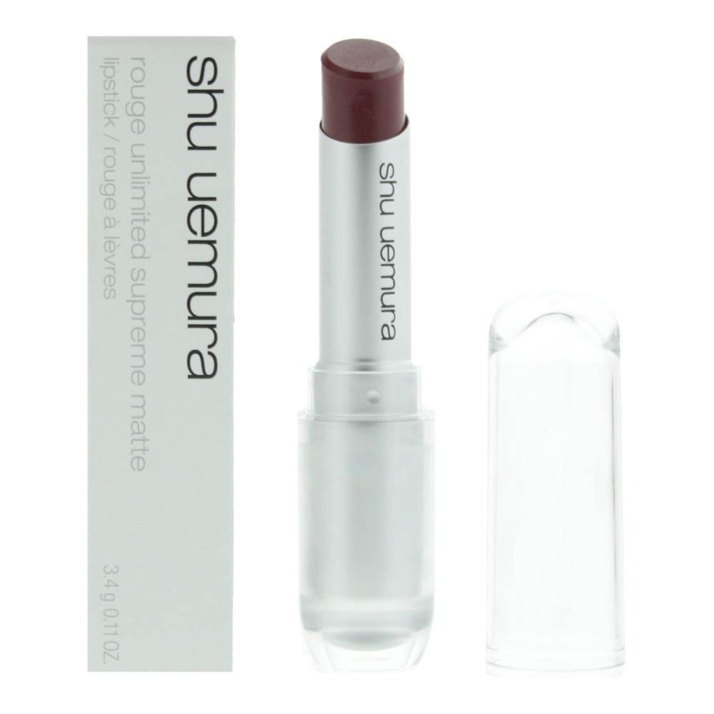Shu Uemura Rouge Unlimited Supreme Matte M-WN-285 Wine Lipstick Gloss 3.4g - Glow Empire