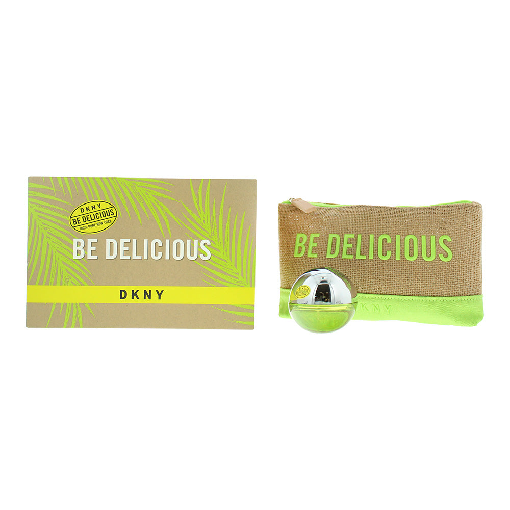 DKNY Be Delicious 2-Piece Gift Set (Eau de Parfum 30ml, Pouch) - Glow Empire