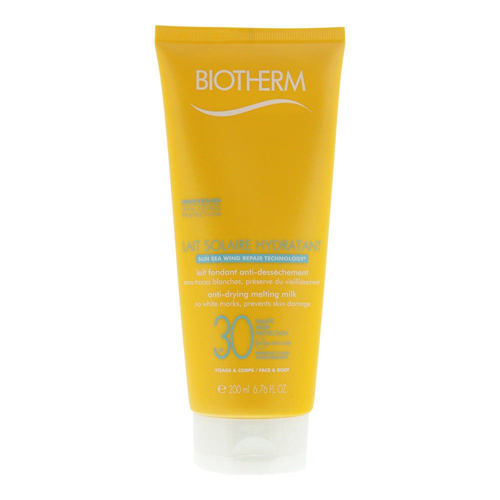 Biotherm Spf 30 For Face And Body Anti-Drying Melting Milk 200ml - Glow Empire