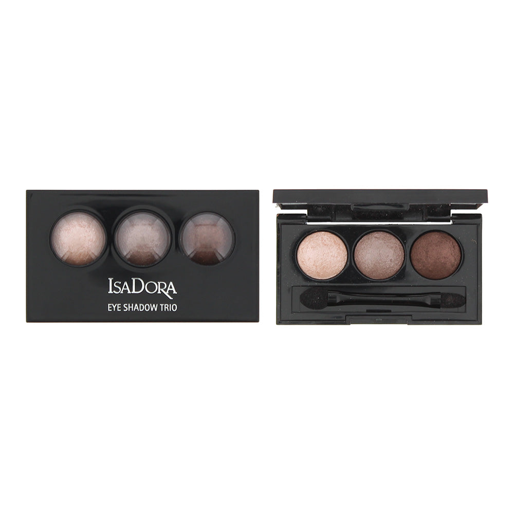 IsaDora Eye Shadow Trio 1.5g - 81 Cool Browns - Glow Empire