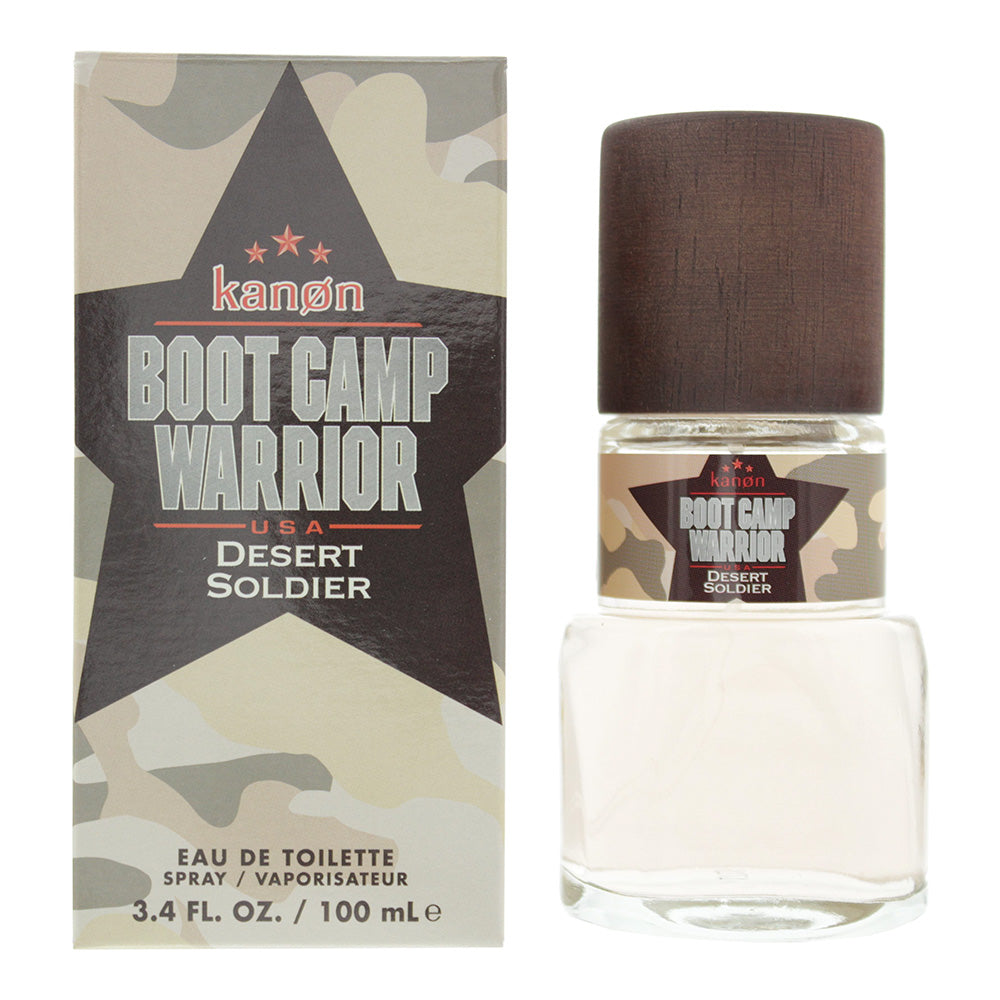 Kanøn Boot Camp Warrior Desert Soldier Eau de Toilette 100ml - Glow Empire