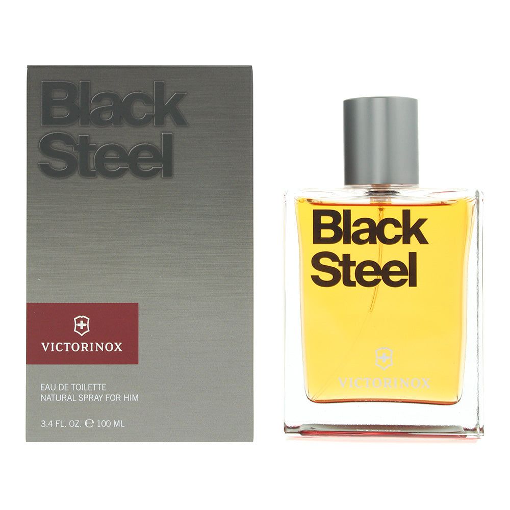 Swiss Army Black Steel Eau de Toilette 100ml - Glow Empire
