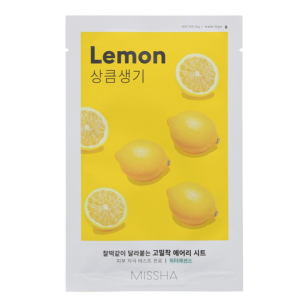 Missha Airy Fit Lemon Sheet Mask 19g - Glow Empire