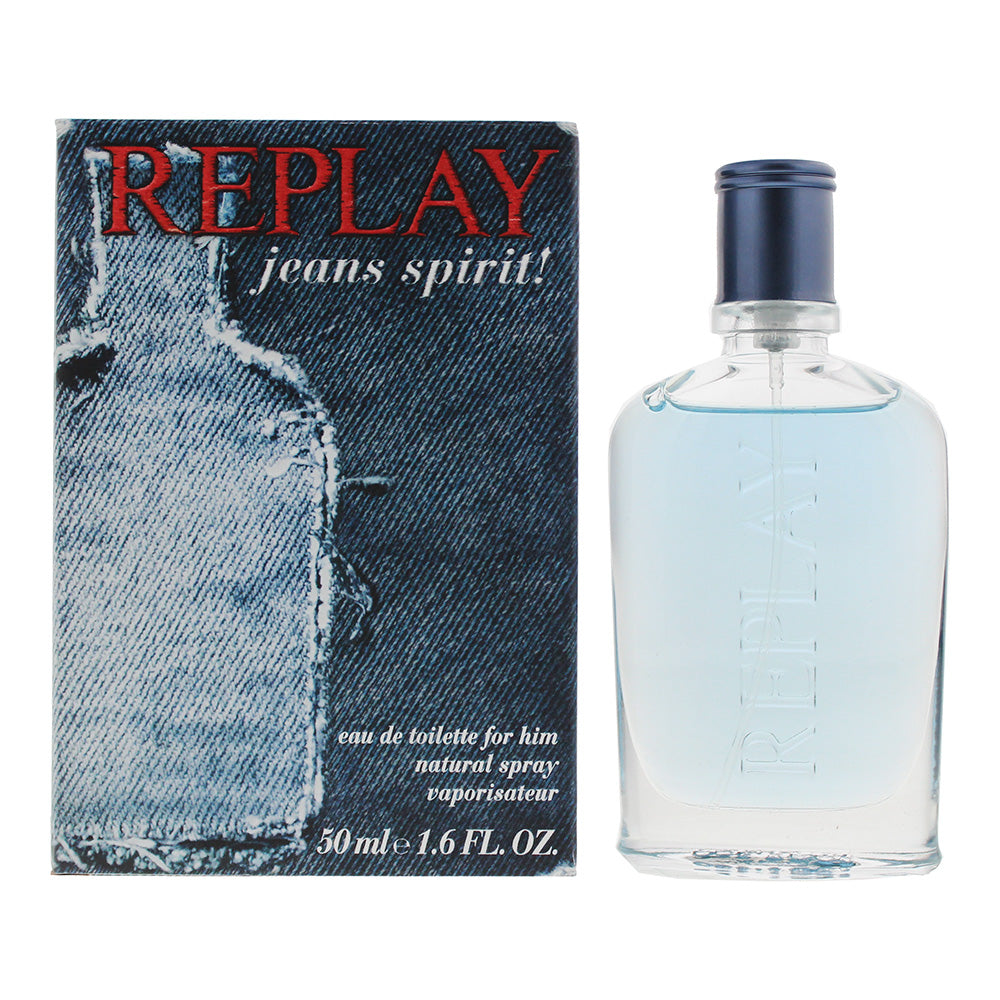 Replay Jeans Spirit for Him Eau de Toilette 50ml - Glow Empire