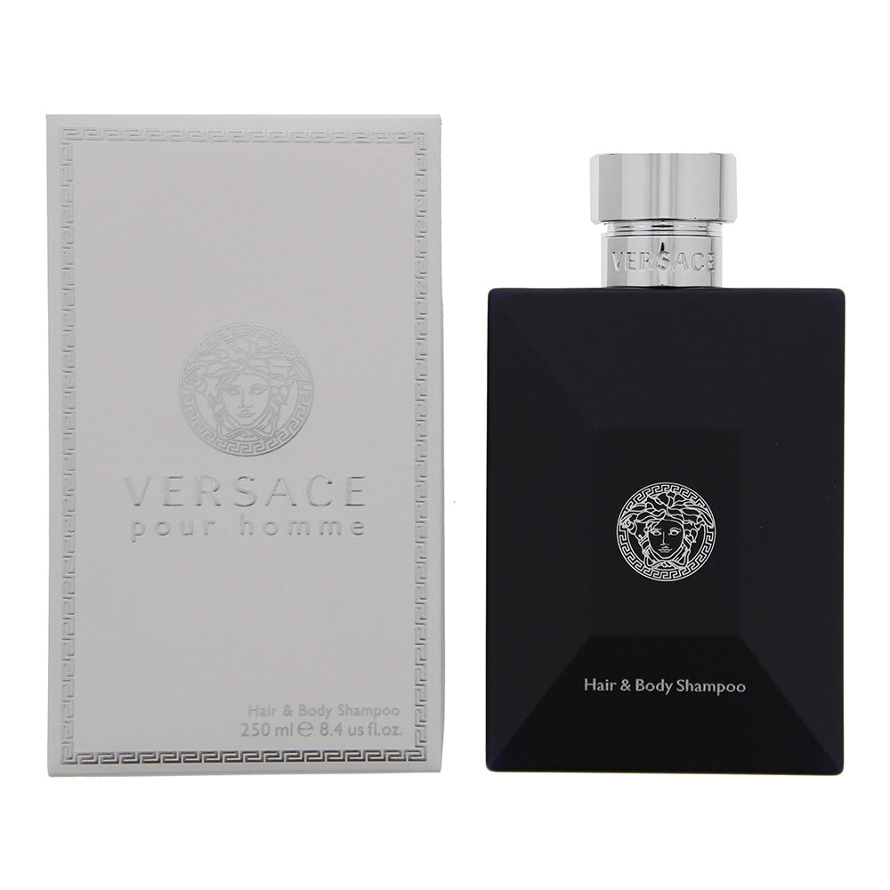 Versace New Homme Hair & Body Shampoo 250ml - Glow Empire