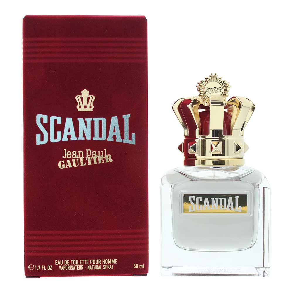 Jean Paul Gaultier Scandal Pour Homme Eau de Toilette 50ml Refillable Spray - Glow Empire