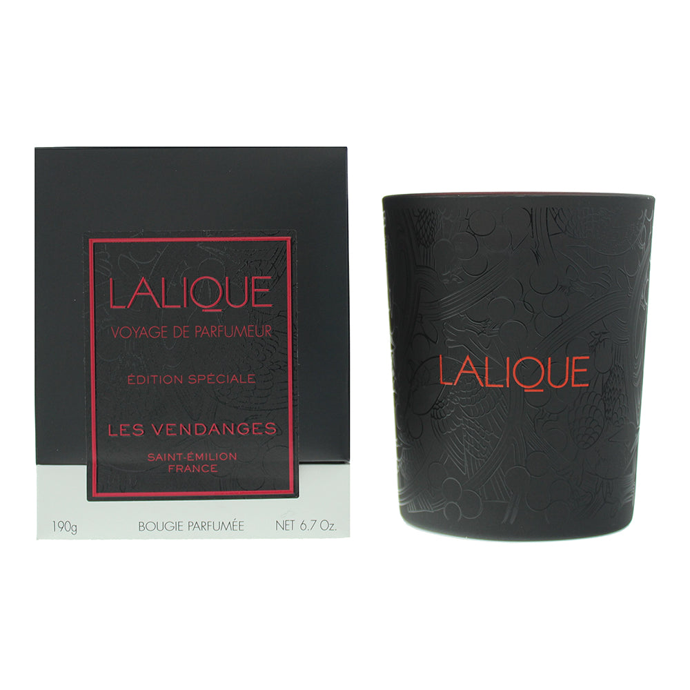 Lalique Candle 190g - Les Vendanges Saint-Emilion - Glow Empire