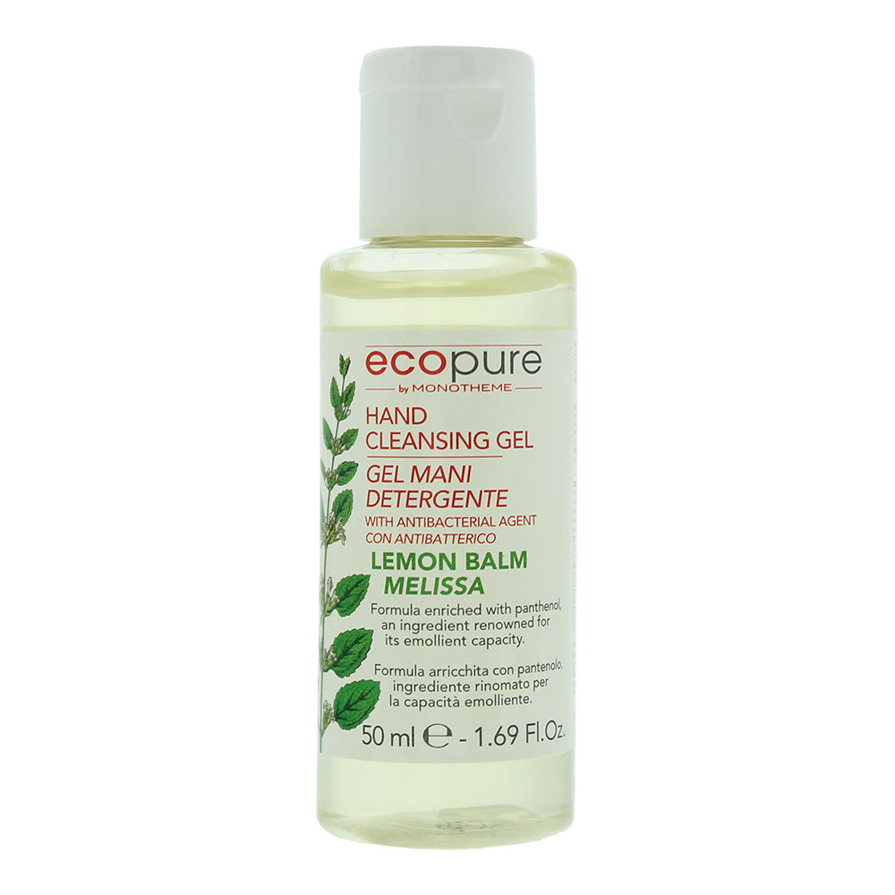 Monotheme Ecopure Hand Gel 50ml - Lemon Balm - Glow Empire