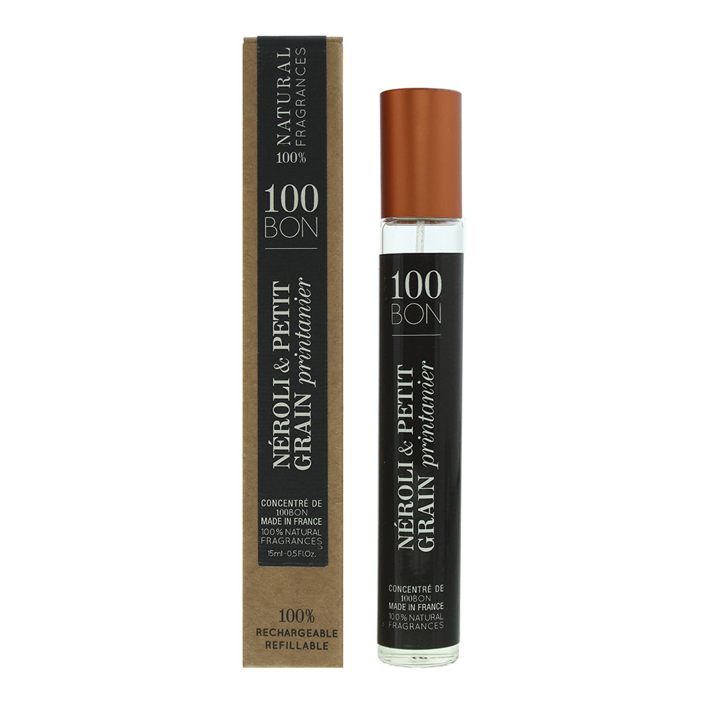 100 Bon Neroli & Petit Grain Printanier - Refillable Eau De Parfum 15ml - Glow Empire