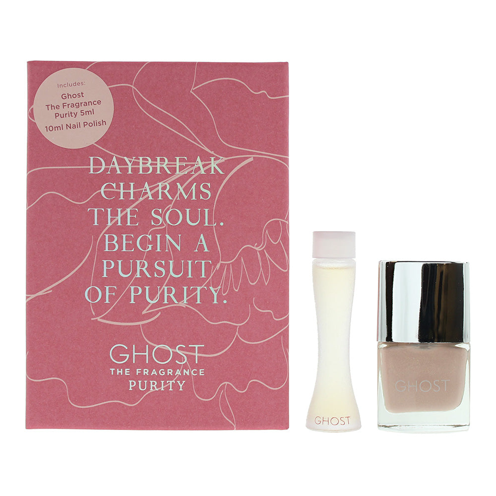 Ghost Purity 2-Piece Gift Set (Eau de Toilette 5ml, Nail Polish 10ml) - Glow Empire