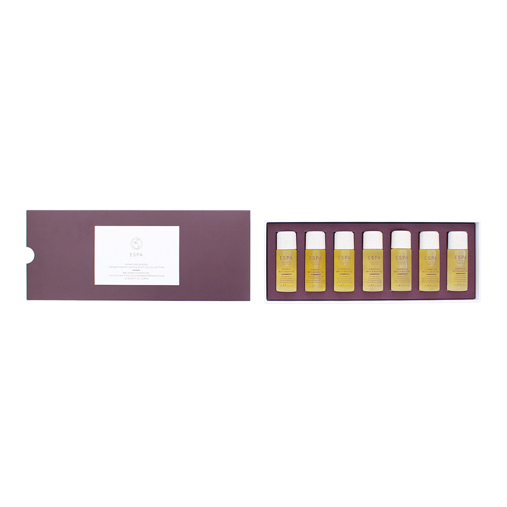 Espa Signature Blends Aromatherapy Collection (Bath & Body Oil 7 x 15ml) - Glow Empire