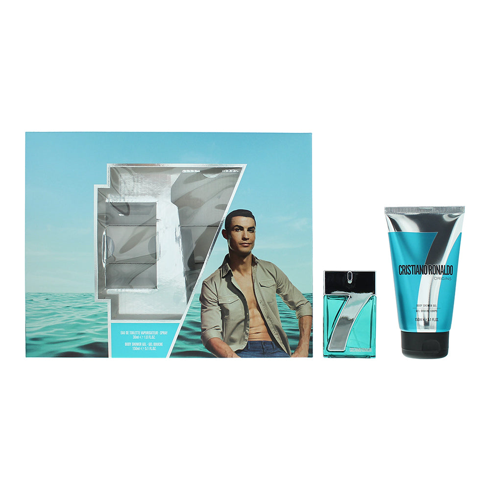 Cristiano Ronaldo CR7 Origins 2-Piece Gift Set (Eau de Toilette 30ml, Shower Gel 150ml) - Glow Empire