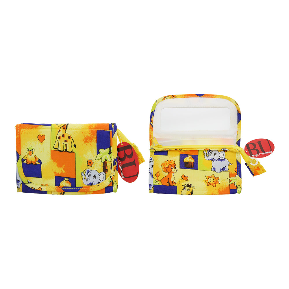 Bags Unlimited Jungle Cosmetic Bag With Mirror - Glow Empire