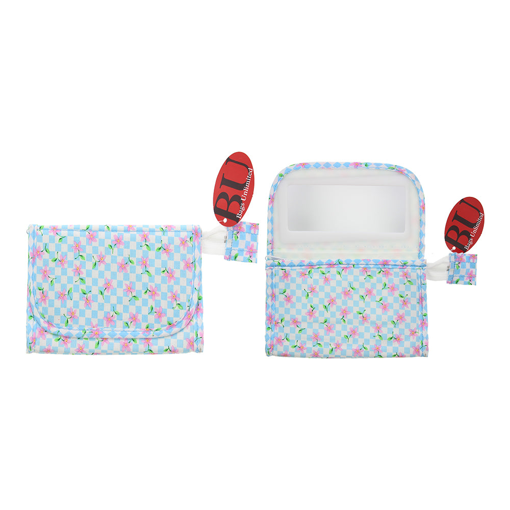 Bags Unlimited Vienna Cosmetic Bag - Blue Mirror - Glow Empire