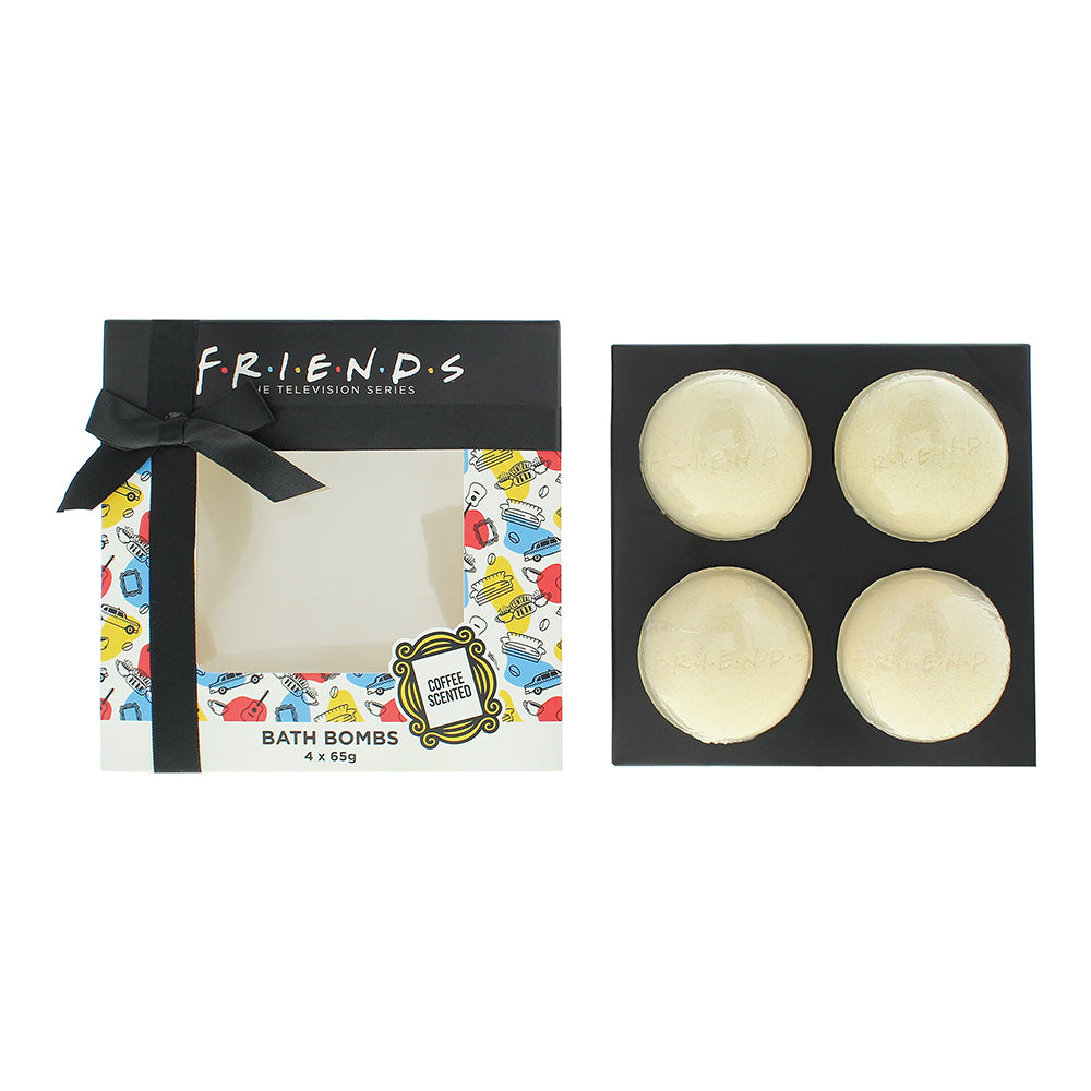 Warner Bros. Friends Coffee Scented Bath Bombs 4 x 65g - Glow Empire
