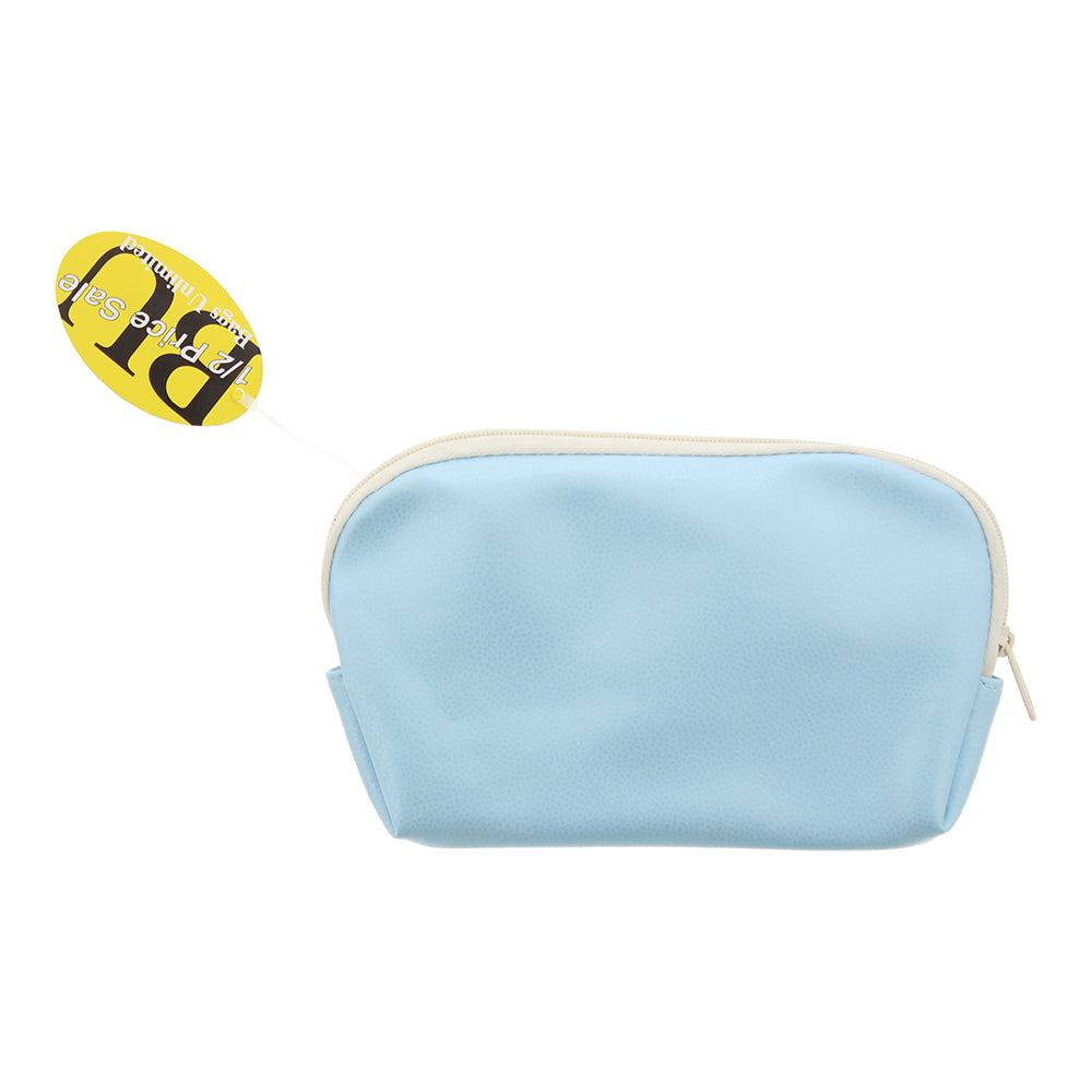 Bags Unlimited Shimmer Small Zip Pouch - Blue White - Glow Empire