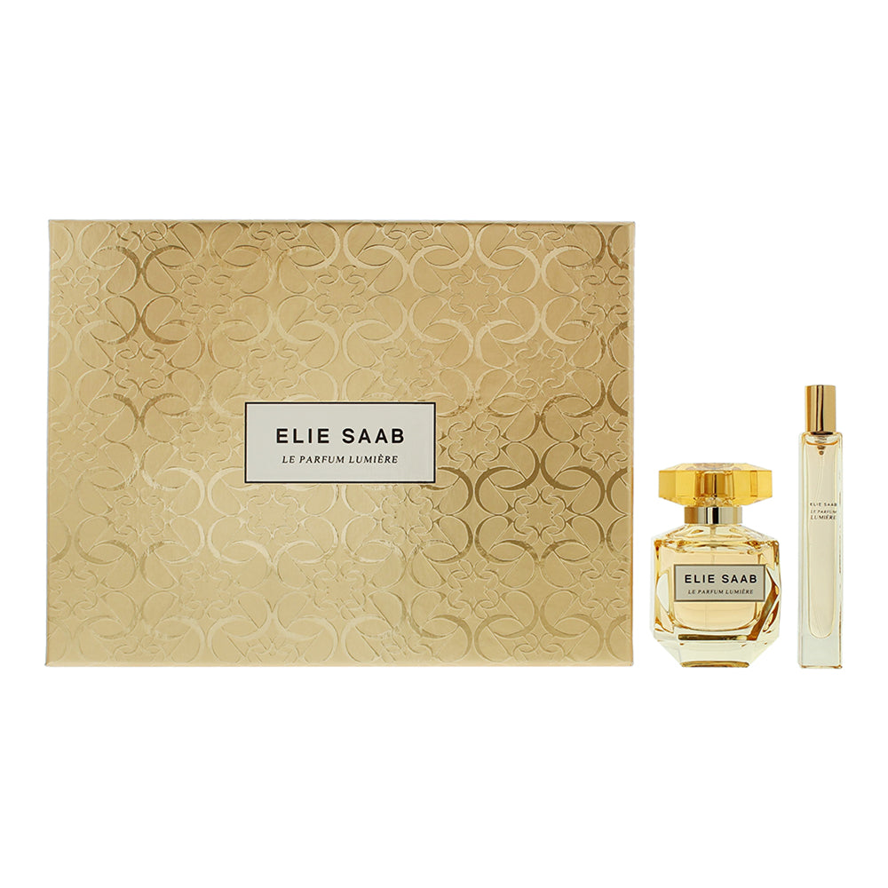 Elie Saab Le Parfum Lumiere 2-Piece Gift Set (Eau de Parfum 50ml, Eau de Parfum 10ml) - Glow Empire