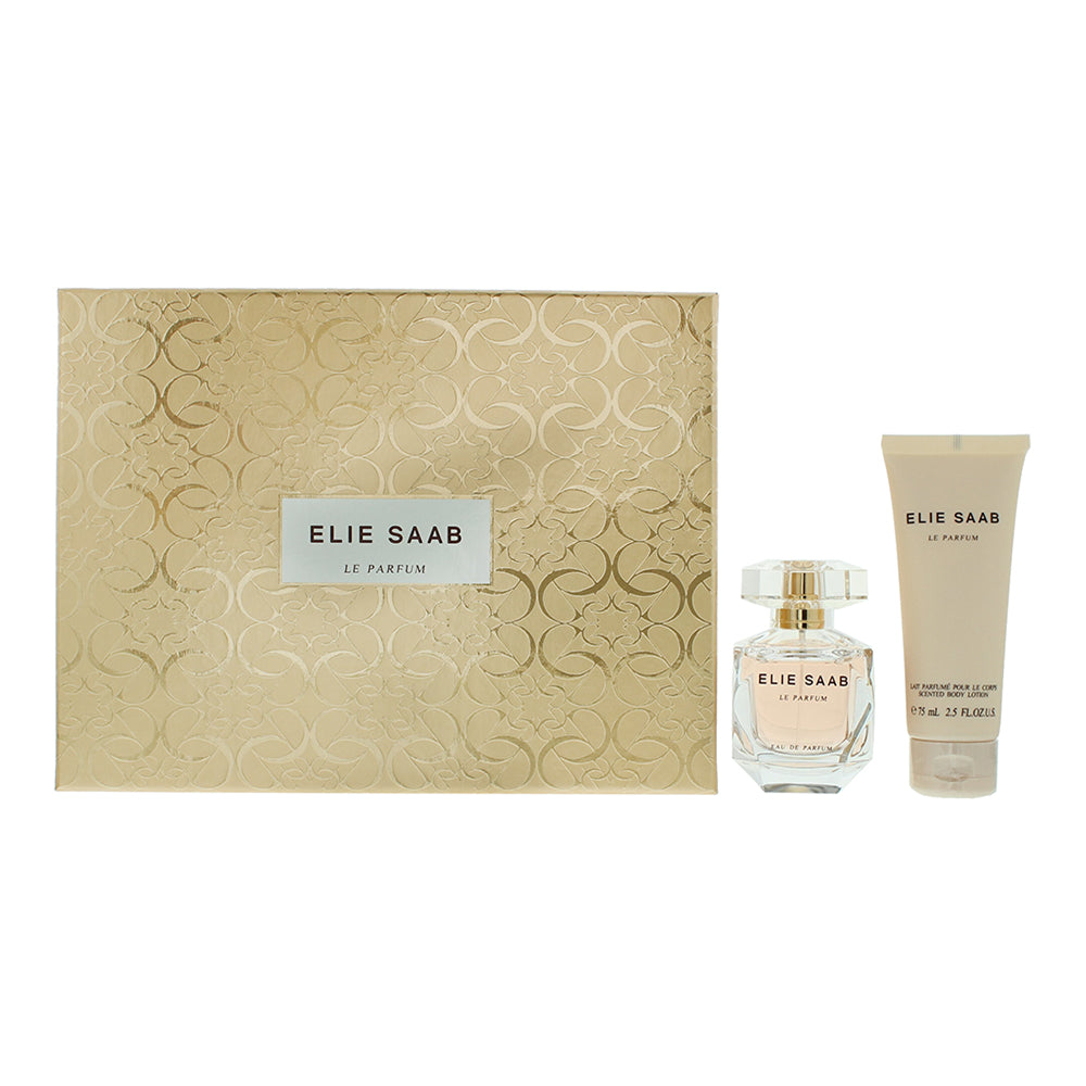 Elie Saab Le Parfum Gift Set 50ml EDP + 75ml Body Lotion - Glow Empire