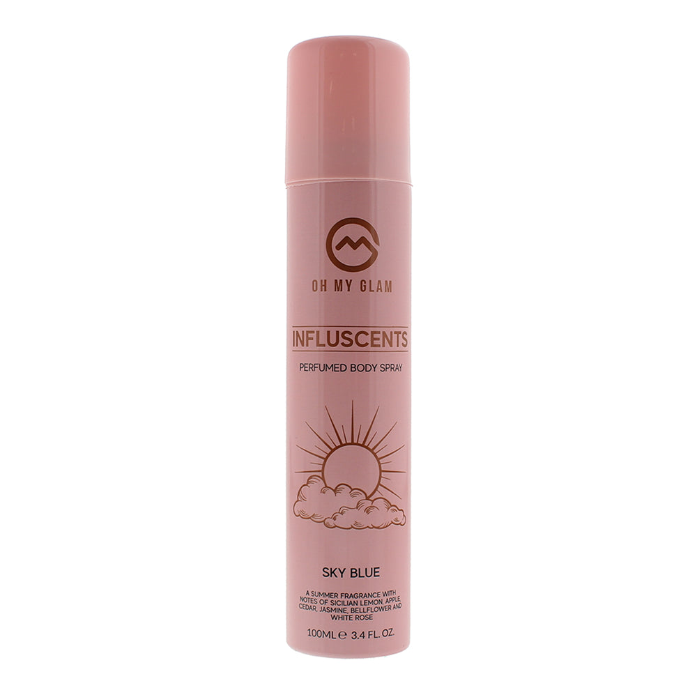 Oh My Glam Influscent Sky Blue Body Spray 100ml - Glow Empire