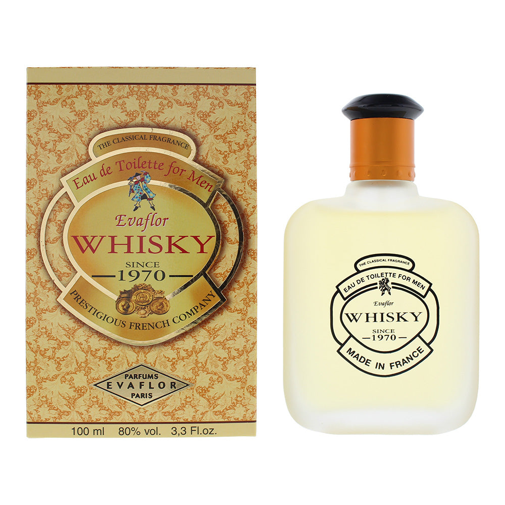 Evaflor Whisky Eau de Toilette 100ml Spray - Glow Empire