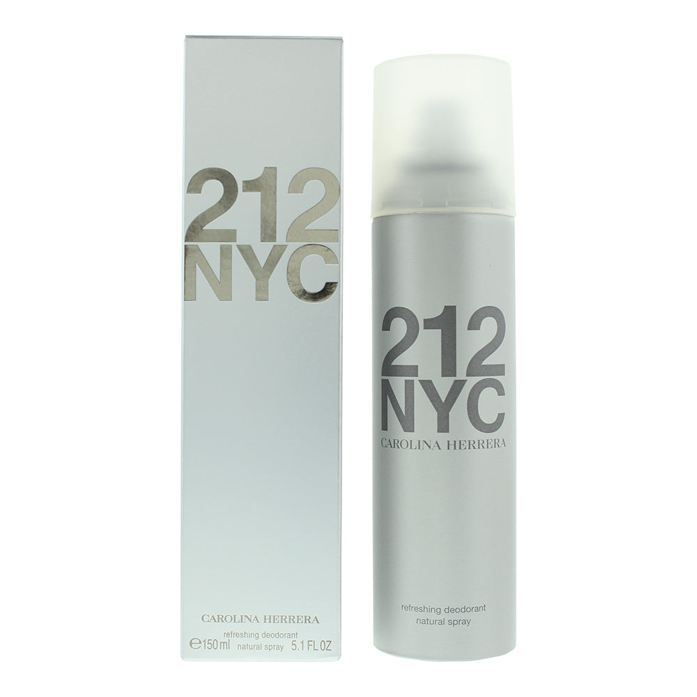 Carolina Herrera 212 NYC Deodorant Spray 150ml - Glow Empire