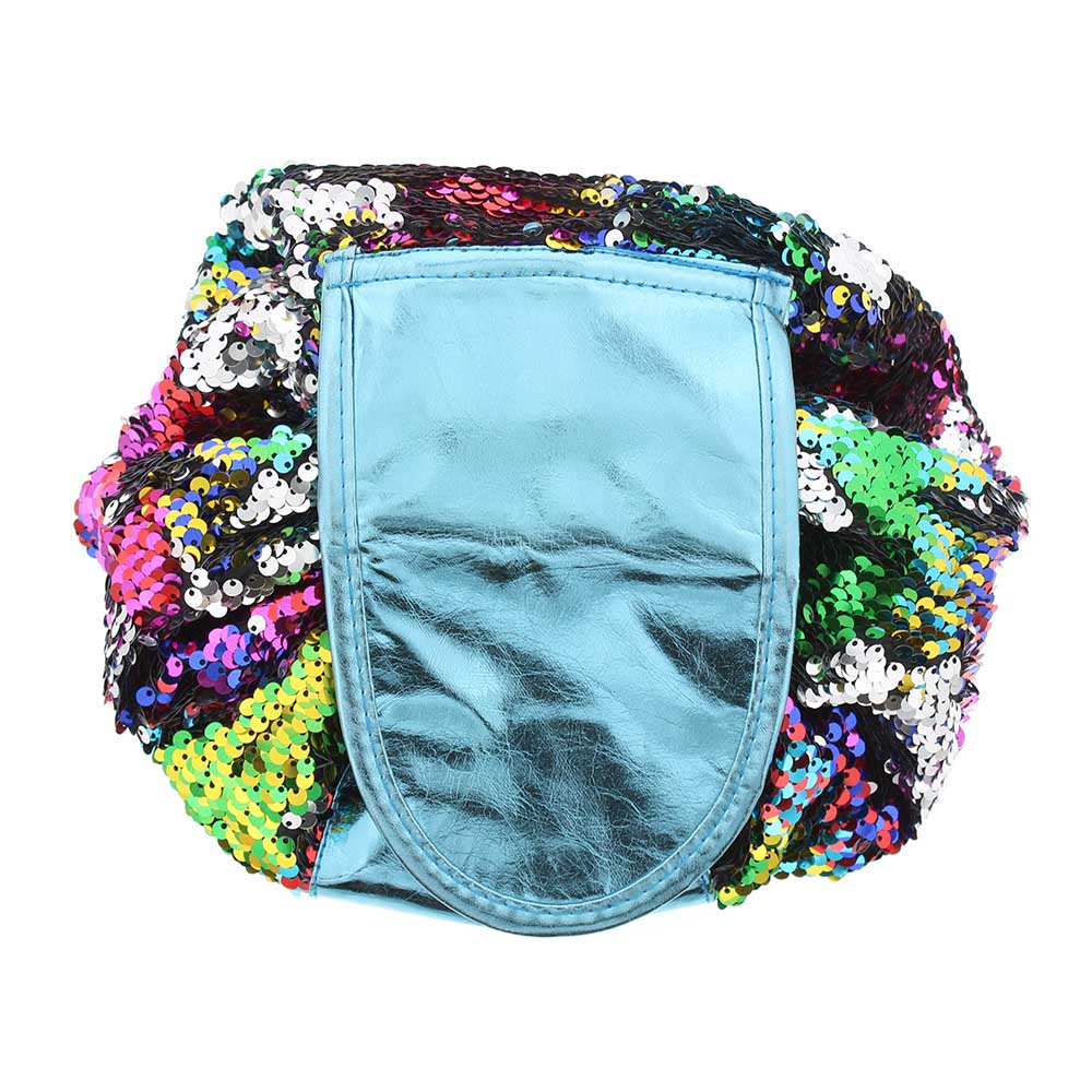 Bags Unlimited Sequin Make Up Bag - Rainbow - Glow Empire