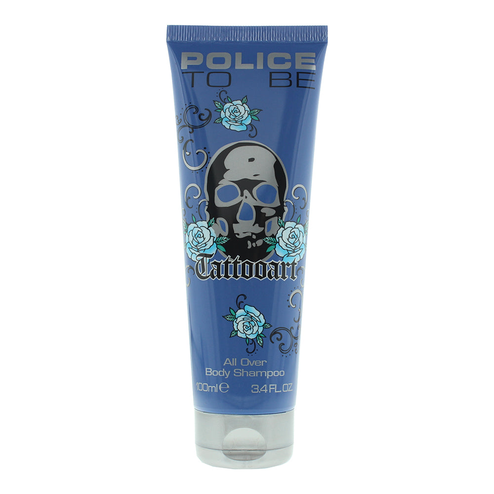 Police To Be Tattooart All Over Body Shampoo 100ml - Glow Empire