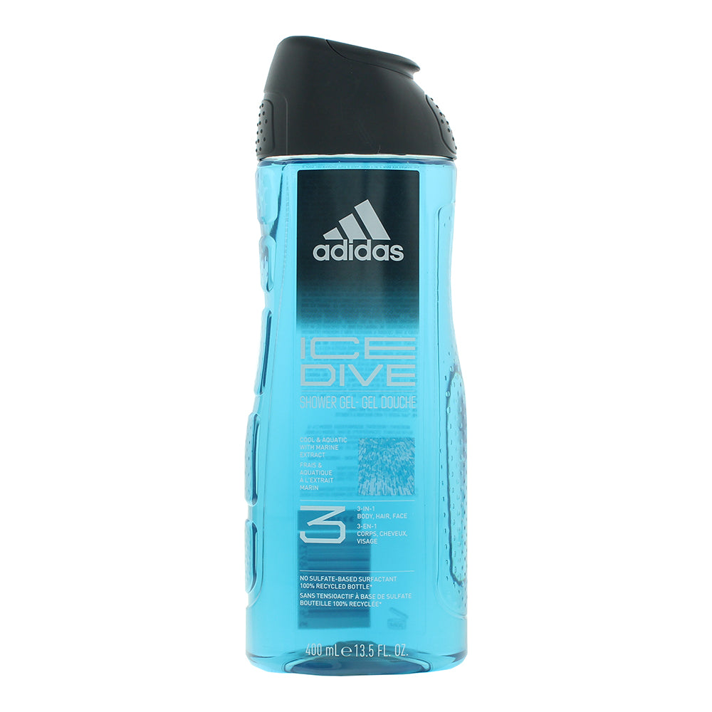 Adidas Ice Dive Shower Gel 400ml - Glow Empire