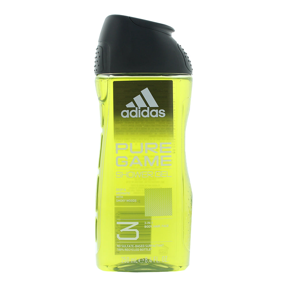Adidas Pure Game Shower Gel 250ml - Glow Empire