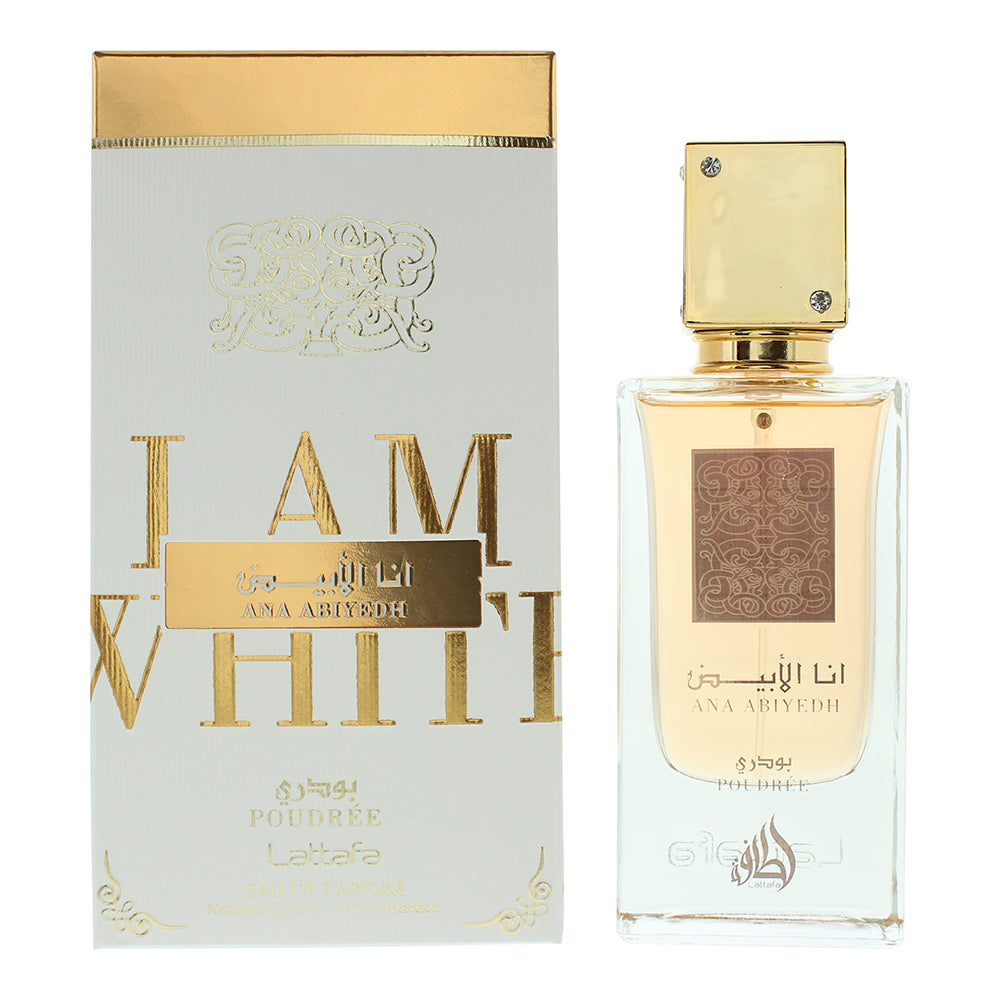 Lattafa Ana Abiyedh Poudree Eau de Parfum 60ml - Glow Empire