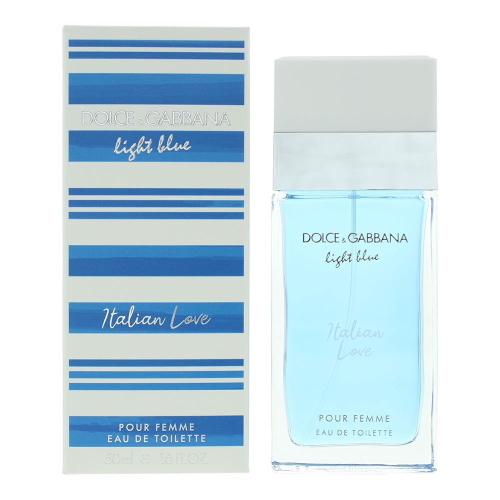 Dolce & Gabbana Light Blue Italian Love Eau de Toilette 50ml Spray - Glow Empire