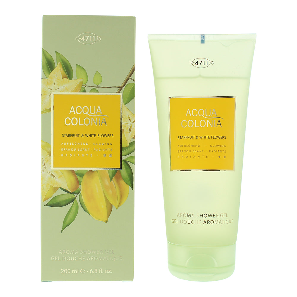 Mäurer & Wirtz 4711 Acqua Colonia Starfruit & White Flowers Shower Gel 200ml - Glow Empire