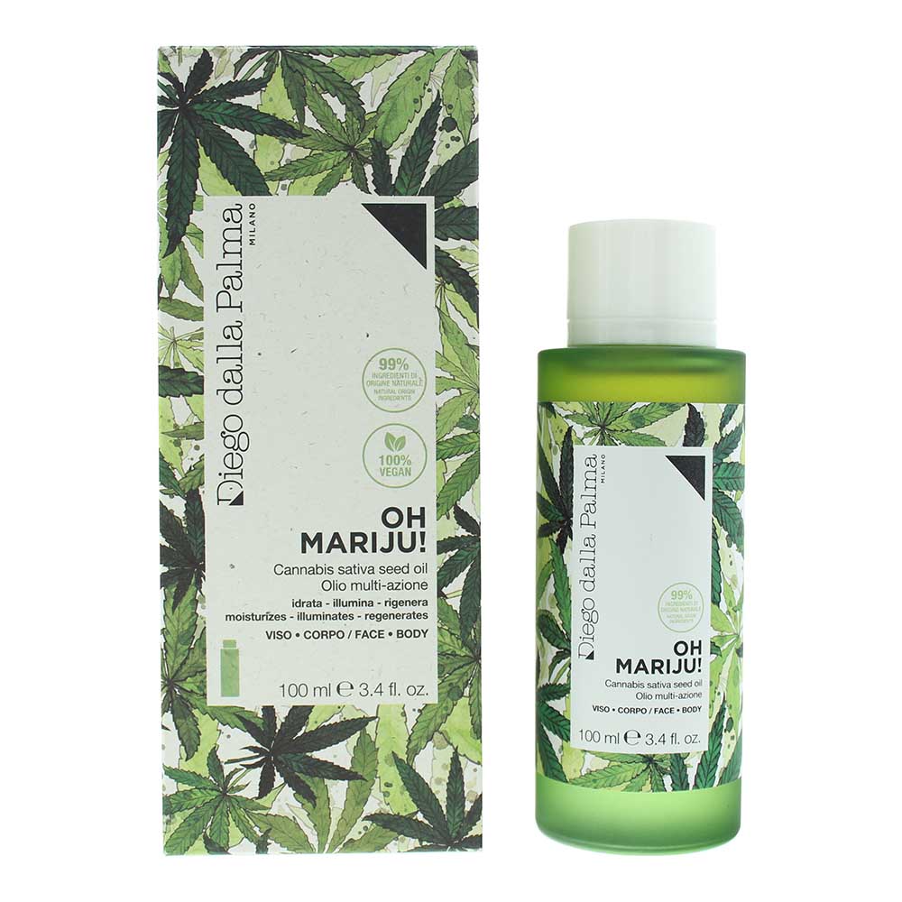Diego Dalla Palma Oh Mariju! Cannabis Sativa Seed Face & Body Oil 100ml - Glow Empire