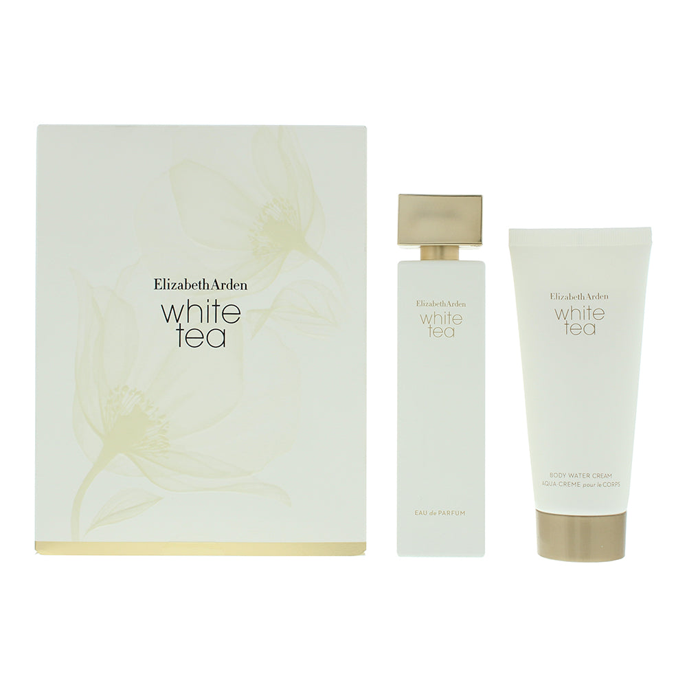 Elizabeth Arden White Tea 2-Piece Gift Set (Eau de Parfum 100ml, Body Lotion 100ml) - Glow Empire