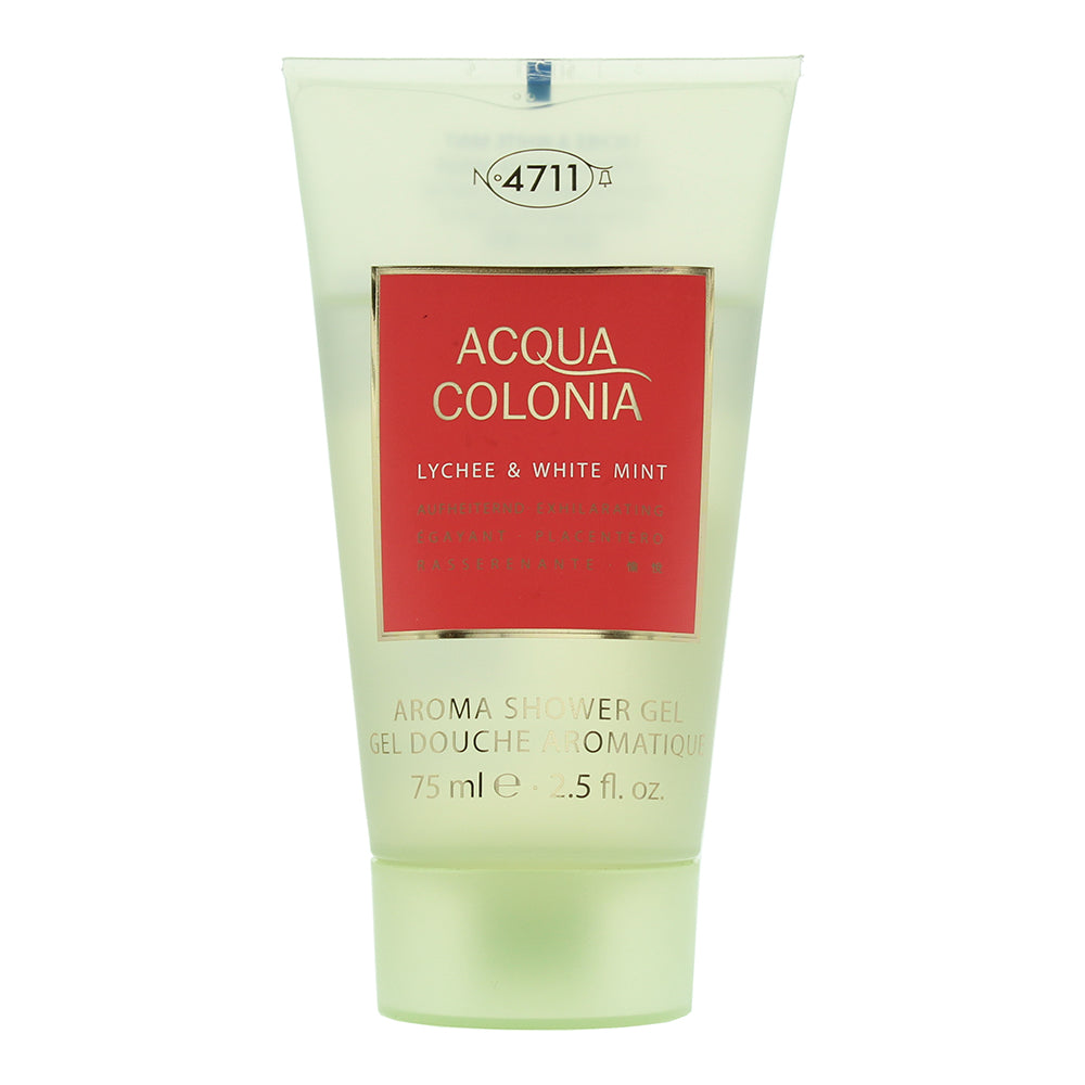 Mäurer & Wirtz 4711 Acqua Colonia Lychee & White Mint Aroma Shower Gel 75ml - Glow Empire