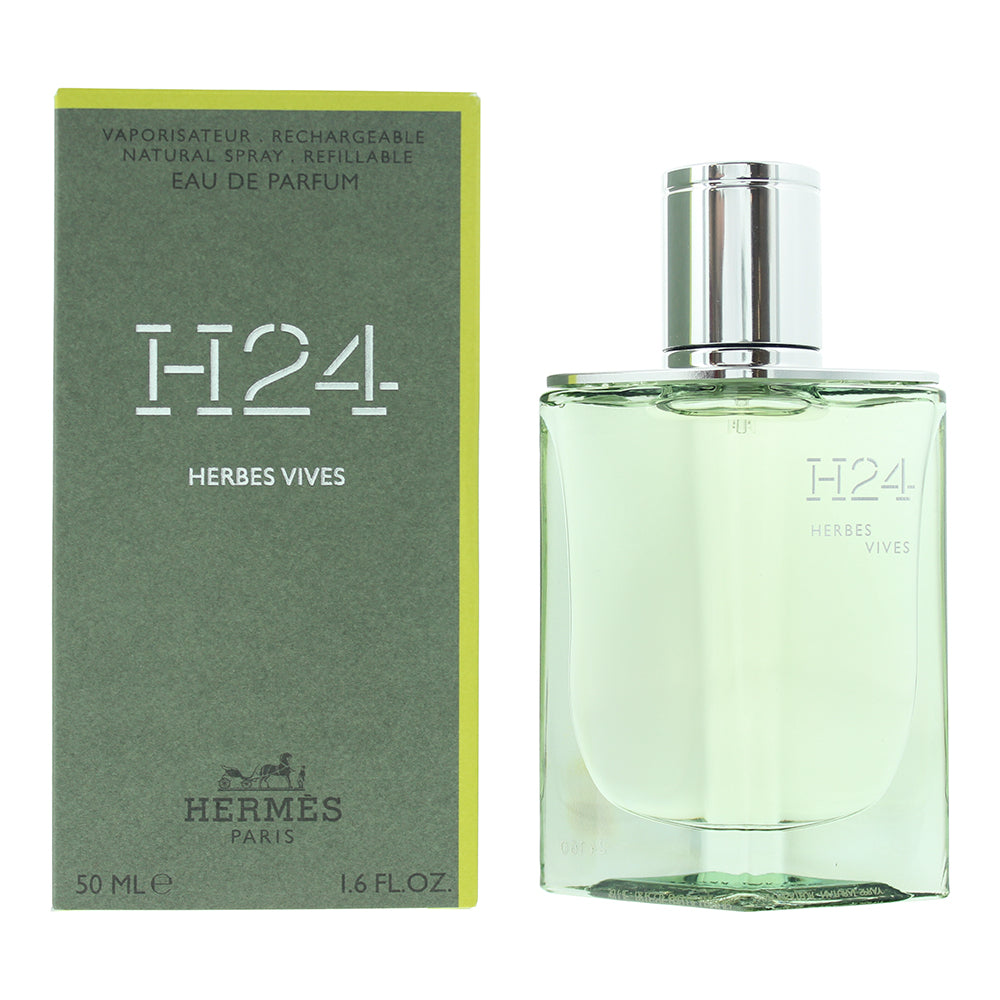 Hermes H24 Herbes Vives Rechargeable Eau de Parfum 50ml - Glow Empire